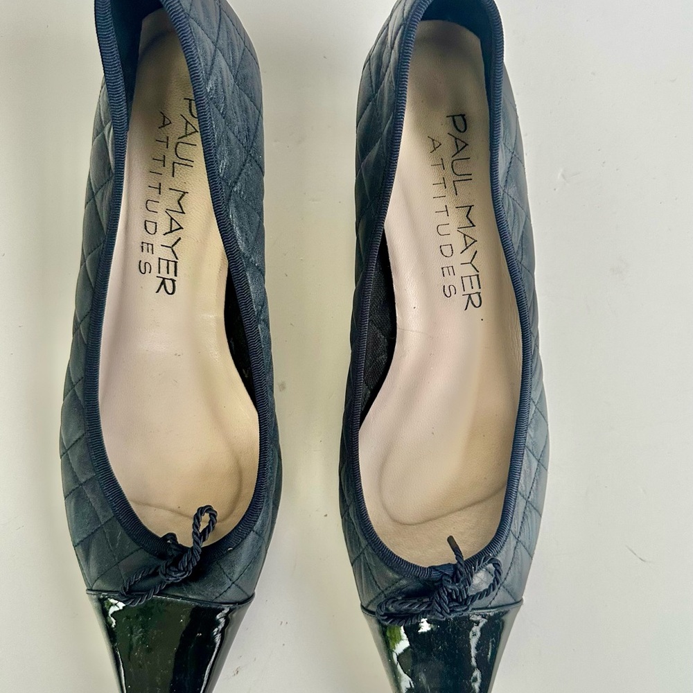 Black Quilted Women's Shoes